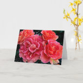 Carte Une bande de roses (Fleur jaune)