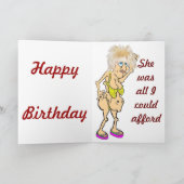 Carte Une Beauté Pour Votre Anniversaire (Intérieur)