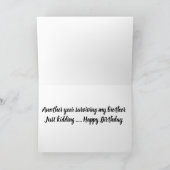 CARTE ****UNE BELLE-SOEUR FABULEUSE**** ANNIVERSAIRE HUM (Intérieur)