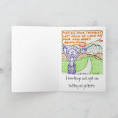 Carte Une bénédiction dans votre temps de troubles (Intérieur)