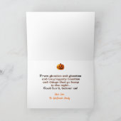 Carte Une bénédiction écossaise d'Halloween - - (Intérieur)