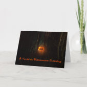 Carte Une bénédiction écossaise d'Halloween - - (Devant)