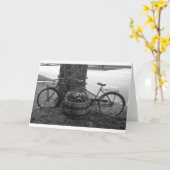 Carte Une bicyclette construite pour deux (Fleur jaune)