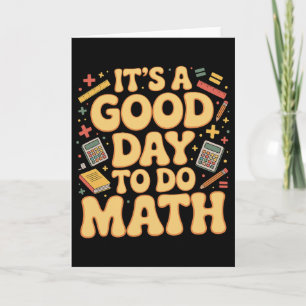 Carte Une Bonne Journée Pour Faire Des Maths Amoureux De