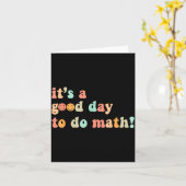 Carte Une Bonne Journée Pour Faire Des Maths Professeur  (Fleur jaune)