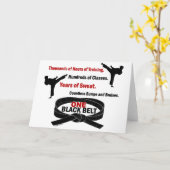 Carte UNE Ceinture noire 1 KARATE T-SHIRTS & APPAREL (Fleur jaune)