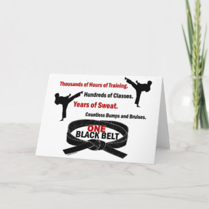 Carte UNE Ceinture noire 1 KARATE T-SHIRTS & APPAREL