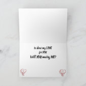 CARTE UNE "CHAÎNE DE COEURS" NE SUFFIT PAS À MONTRER L'A (Intérieur)