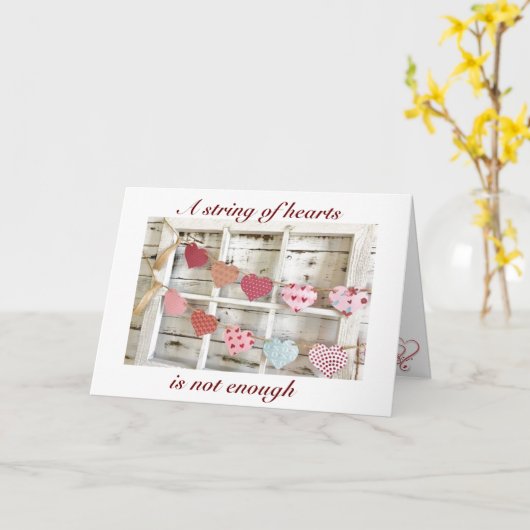 CARTE UNE "CHAÎNE DE COEURS" NE SUFFIT PAS À MONTRER L'A (Fleur jaune)