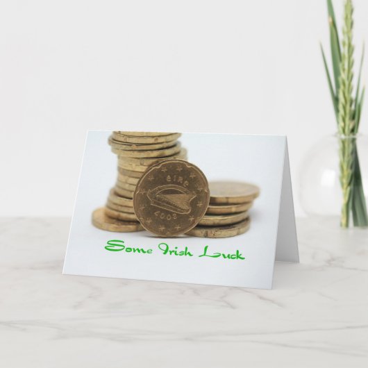 Carte une chance irlandaise (Devant)