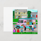 Carte Une chaude journée d'été | Une illustration fantas (Devant / Derrière)