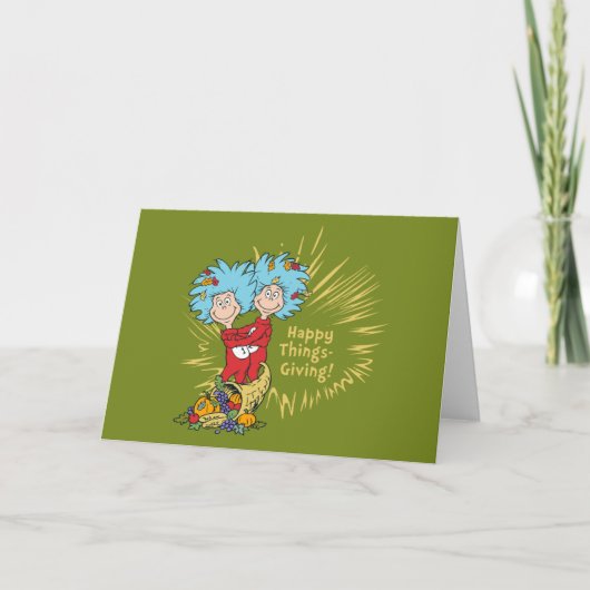 Carte Une Chose Deux Joyeuses Choses Qui Donnent ! (Devant)