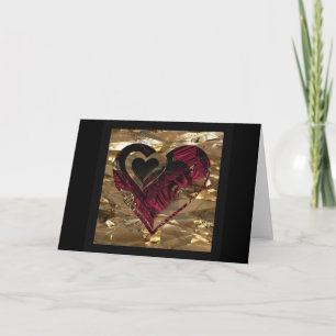 Carte "Une chose d'or de l'amour " *