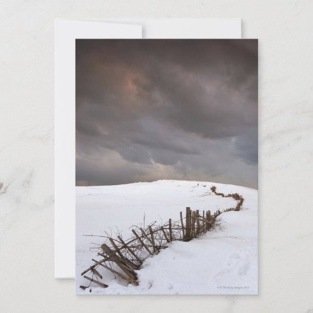 Carte Une clôture cassée (Devant)