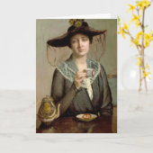 Carte Une coupe de thé | Lilla Cabot Perry (Fleur jaune)