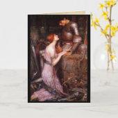 Carte Une dame et son chevalier (Fleur jaune)