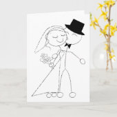 Carte Une danse et un baiser (Fleur jaune)