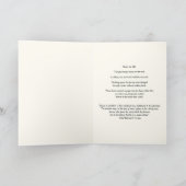 Carte "Une dernière relève, faite en paix" Sympathie (Intérieur)