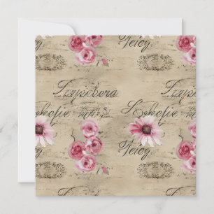 Carte Une Ephemera Design Series 20