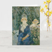 Carte Une femme dans un jardin | Berthe Morisot (Fleur jaune)