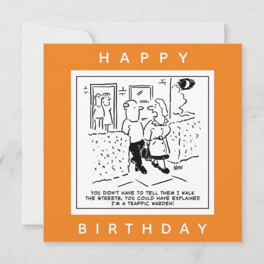 Carte Une femme marche dans les rues en tant que dessin (Devant)