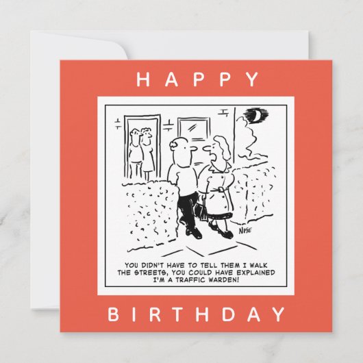 Carte Une femme marche dans les rues en tant que dessin (Devant)