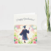 Carte Une Femme Plus Âgée Bonne Diplôme (Devant)