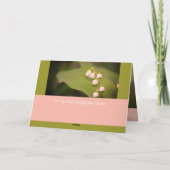 Carte Une fête des mères personnalisée (Dos)