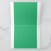 Carte Une feuille verte vif avec des veines proéminentes (Intérieur)