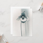 Carte Une fleur d'orchidée (Devant/Arrière en situation)