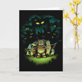 Carte Une forêt effrayante (Fleur jaune)