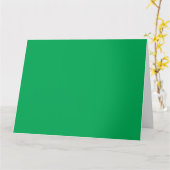 Carte Une fougère verte luxuriante avec délicatesse et f (Fleur jaune)