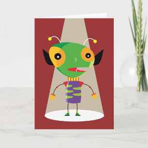 Carte Une fourmi Alien colorée dans Spotlight Quirky Sci