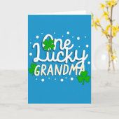 Carte Une Grand-Mère Chanceuse (Fleur jaune)
