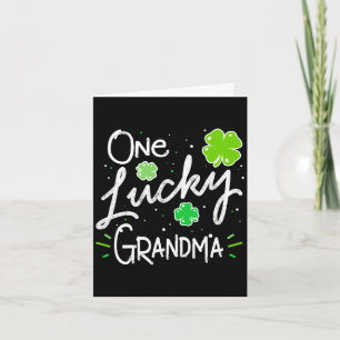 Carte Une grand-mère chanceuse jour de la saint patrick