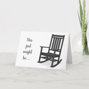Carte UNE "GRANDE CHAISE" POUR VOTRE "50ème" ANNIVERSAIR