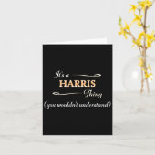 Carte Une Harris Thing Kamala Harris 2024 Election Anti  (Fleur jaune)