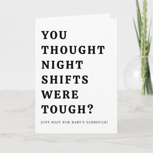 Carte Une infirmière papa's Hilarious Pregnancy Faire-pa (Devant)