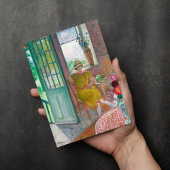 Carte Une jeune femme dans un intérieur fleuri | Henri L