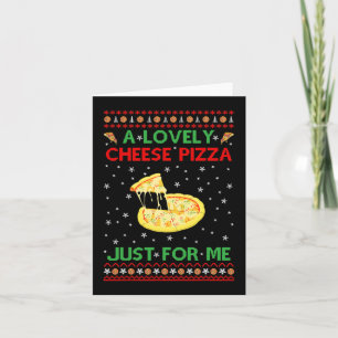 Carte Une jolie pizza au fromage en solo amusant Kevin X