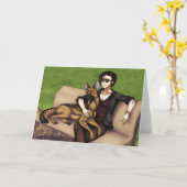 Carte Une journée au Dog Park (Fleur jaune)