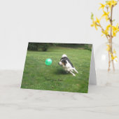 Carte "Une Journée de Popping de Ballons !" (Fleur jaune)