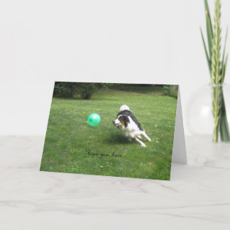 Carte "Une Journée de Popping de Ballons !"