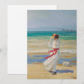 Carte Une journée venteuse | Sir John Lavery (Devant / Derrière)