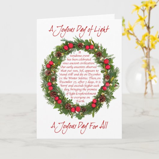 CARTE UNE JOYEUSE JOURNÉE - (Fleur jaune)