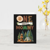 Carte Une joyeuse maman Camper Premier Anniversaire Camp (Fleur jaune)