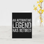 Carte Une Légende Comptable A Retraité Le Devis De Retra (Fleur jaune)