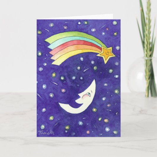 Carte Une lune riante (Devant)