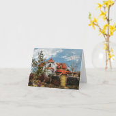 Carte Une maison intéressante (Fleur jaune)
