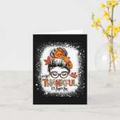 Carte Une Maman Reconnaissante Maman aux Chignons Décoif (Fleur jaune)